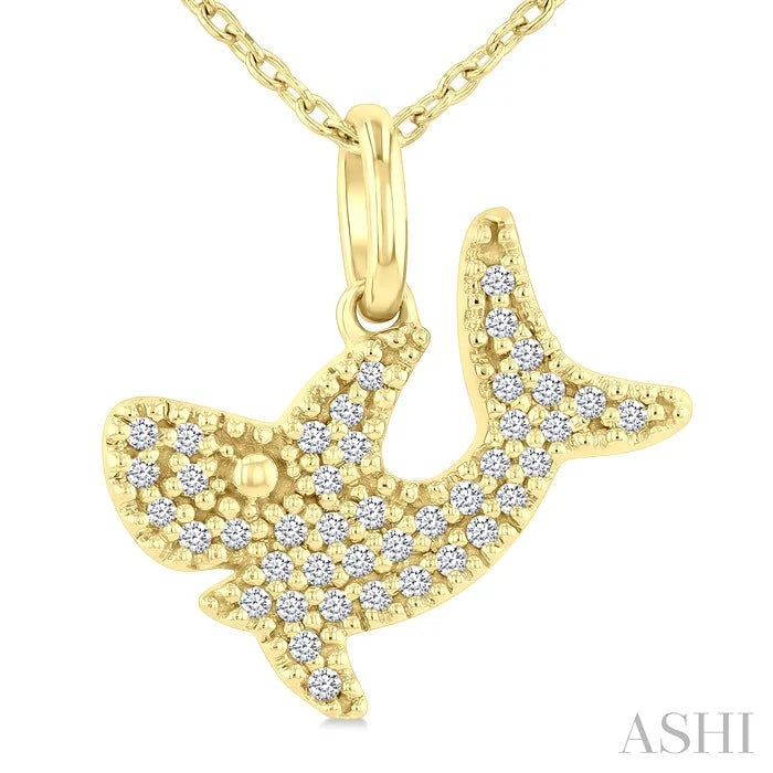 Shark Petite Diamond Fashion Pendant