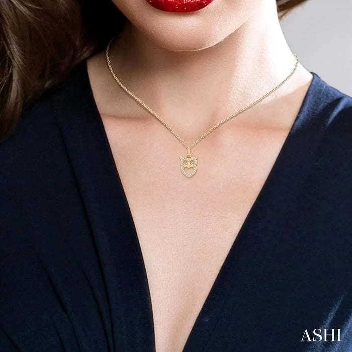 Owl Petite Diamond Fashion Pendant