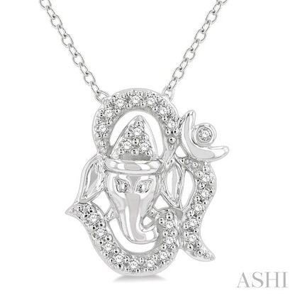 Om Ganesha' Petite Diamond Fashion Pendant