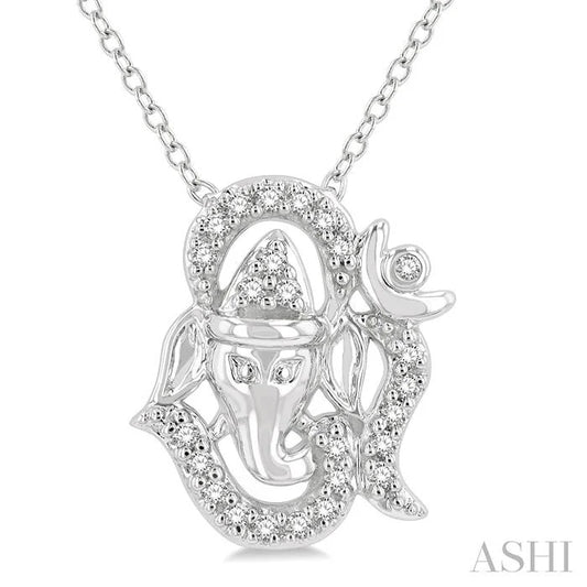 Om Ganesha' Petite Diamond Fashion Pendant