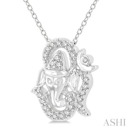 Om Ganesha' Petite Diamond Fashion Pendant