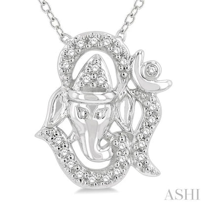 Om Ganesha' Petite Diamond Fashion Pendant