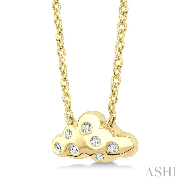 Cloud Petite Diamond Fashion Pendant