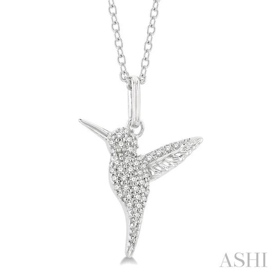 Hummingbird Petite Diamond Fashion Pendant