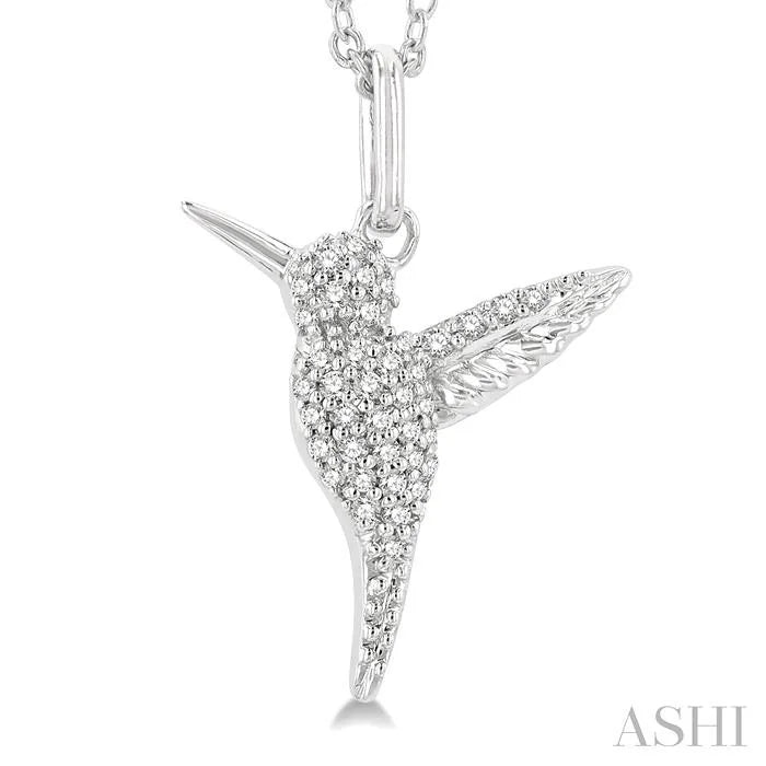 Hummingbird Petite Diamond Fashion Pendant