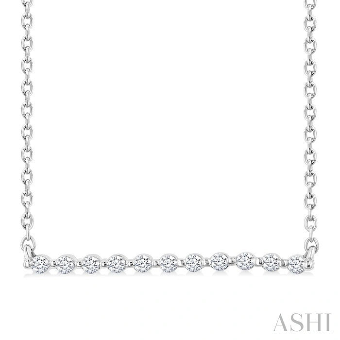 Petite Diamond Fashion Bar Pendant