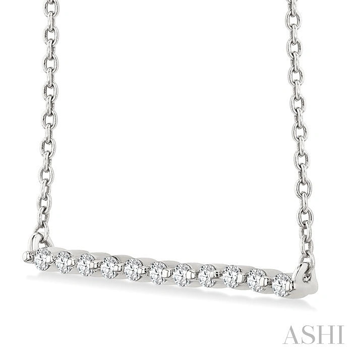 Petite Diamond Fashion Bar Pendant