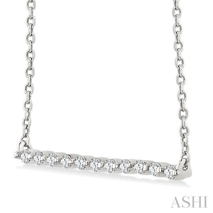 Petite Diamond Fashion Bar Pendant