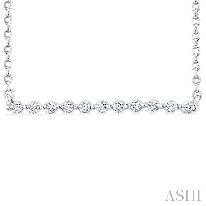Petite Diamond Fashion Bar Pendant