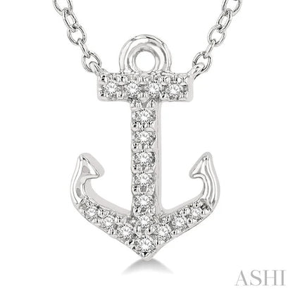 Anchor Petite Diamond Fashion Pendant