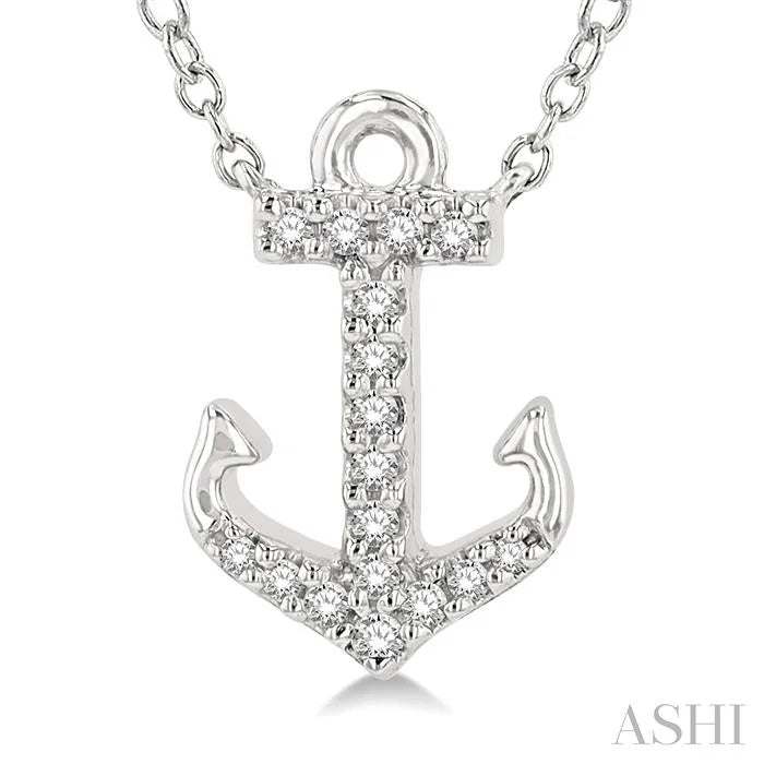Anchor Petite Diamond Fashion Pendant