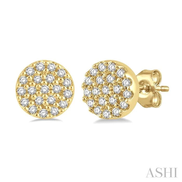 Disc Petite Diamond Fashion Earrings