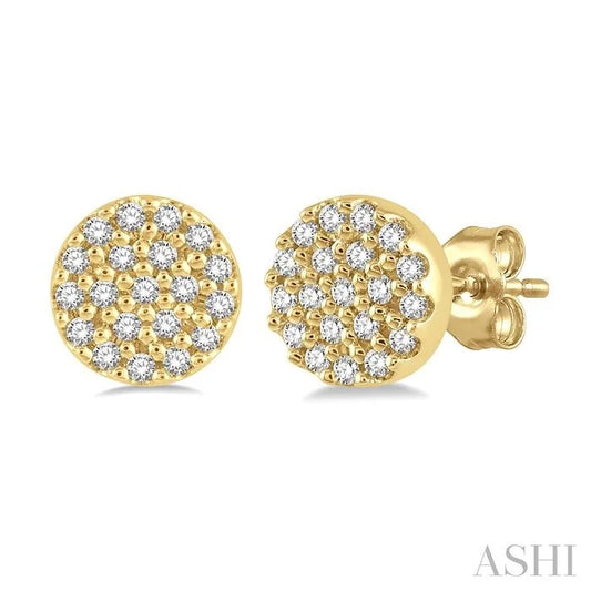 Disc Petite Diamond Fashion Earrings