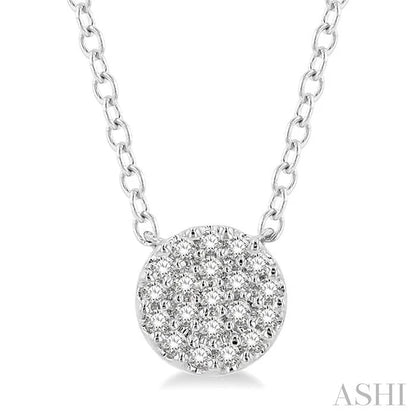 Disc Petite Diamond Fashion Pendant