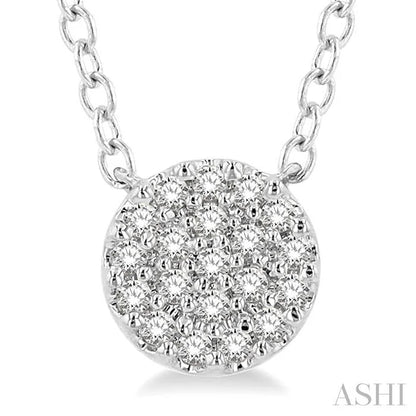 Disc Petite Diamond Fashion Pendant
