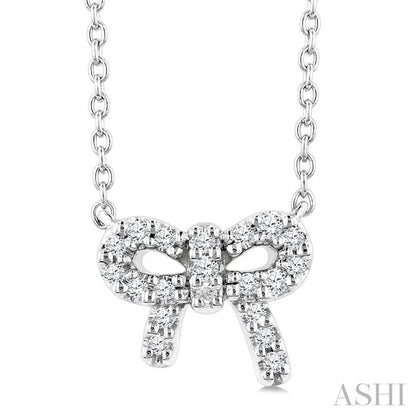 Bow Petite Diamond Fashion Pendant