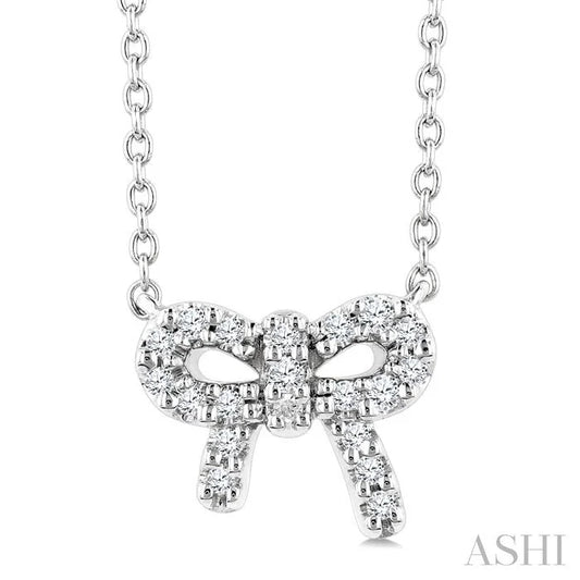 Bow Petite Diamond Fashion Pendant