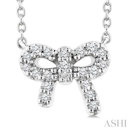Bow Petite Diamond Fashion Pendant