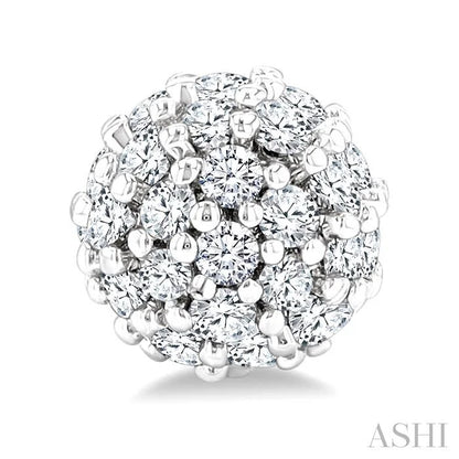 Disco Ball Petite Diamond Fashion Earrings