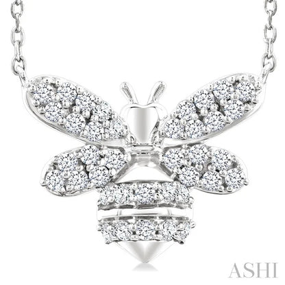 Bumble Bee Petite Diamond Fashion Pendant