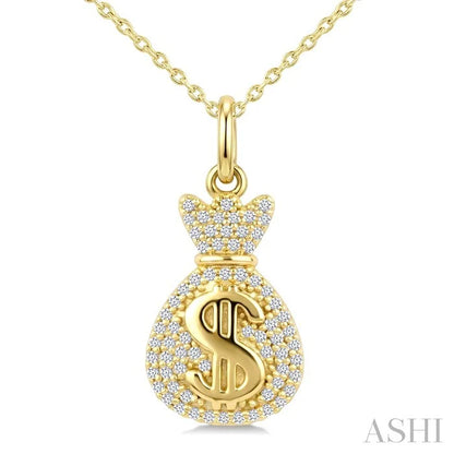 Dollar Diamond Fashion Pendant