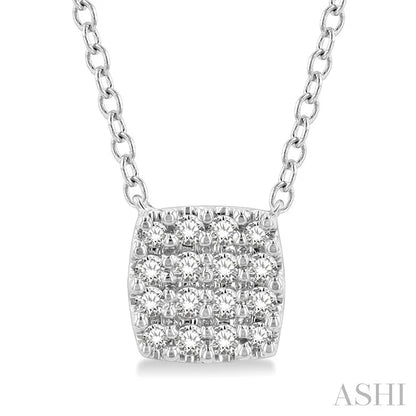 Cushion Shape Petite Diamond Fashion Pendant