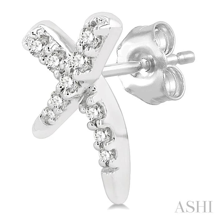 X Petite Diamond Fashion Earrings