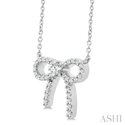Bow Petite Diamond Fashion Pendant