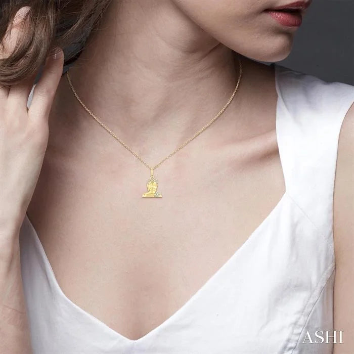 Buddha Petite Diamond Fashion Pendant