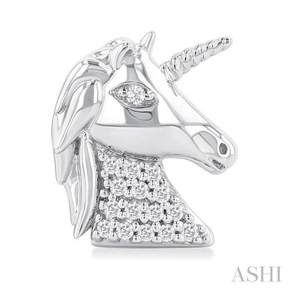 Unicorn Petite Diamond Fashion Earrings