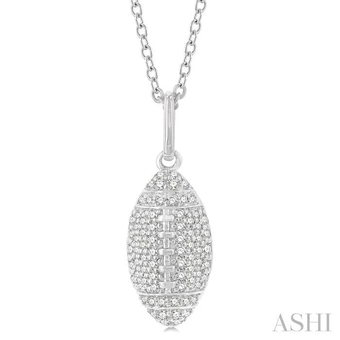 Football Petite Diamond Fashion Pendant