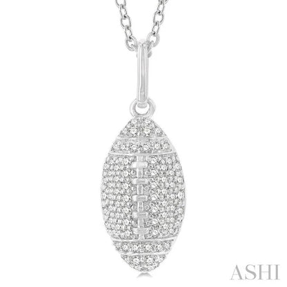 Football Petite Diamond Fashion Pendant