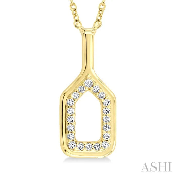 Pickleball Petite Diamond Fashion Pendant