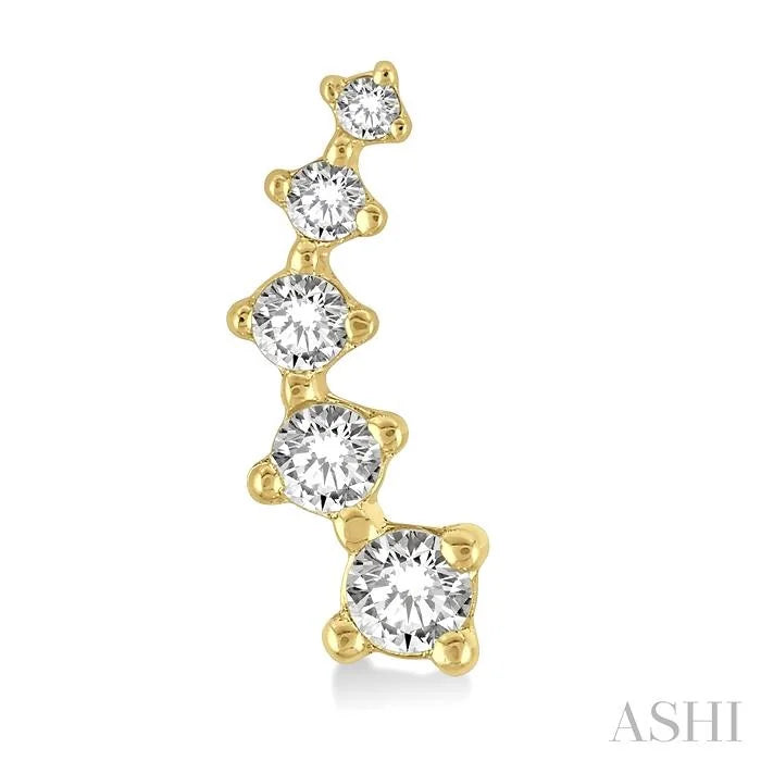 Petite Diamond Fashion Ear Climbers