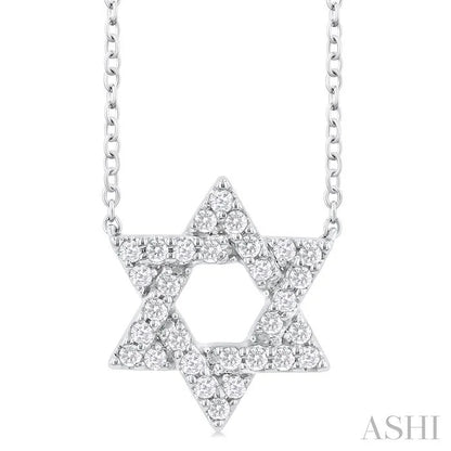 Star Of David Diamond Fashion Pendant