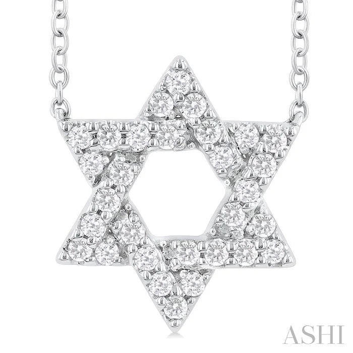 Star Of David Diamond Fashion Pendant