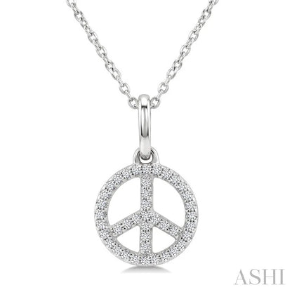 Peace Petite Diamond Fashion Pendant