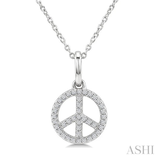 Peace Petite Diamond Fashion Pendant