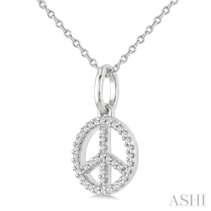 Peace Petite Diamond Fashion Pendant
