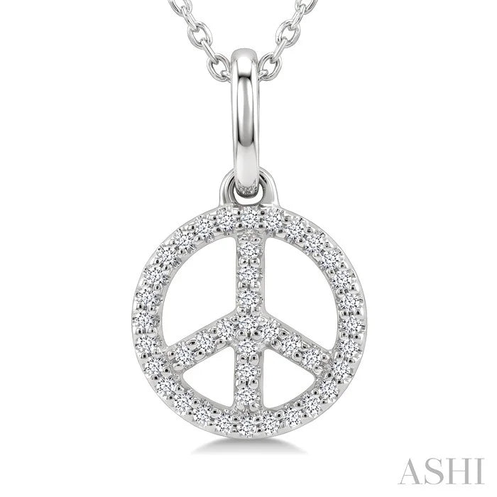 Peace Petite Diamond Fashion Pendant