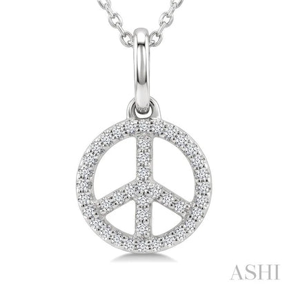 Peace Petite Diamond Fashion Pendant