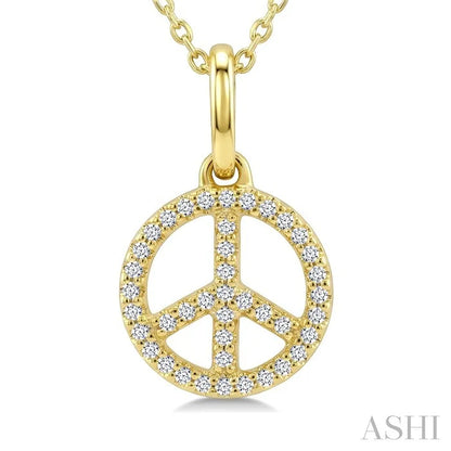 Peace Petite Diamond Fashion Pendant