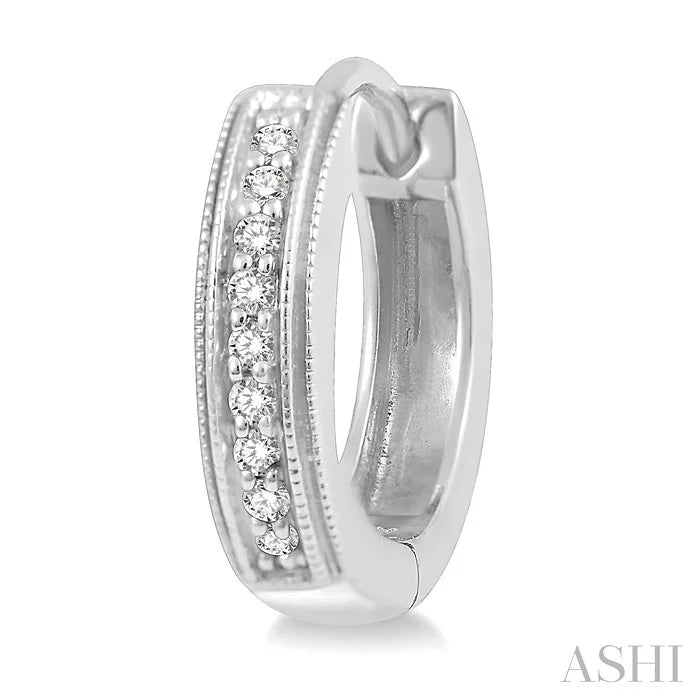 Petite Diamond Huggie Fashion Earrings