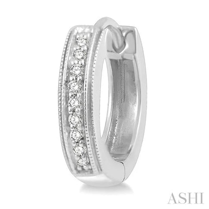 Petite Diamond Huggie Fashion Earrings