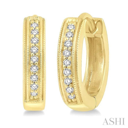 Petite Diamond Huggie Fashion Earrings