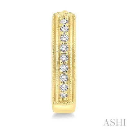 Petite Diamond Huggie Fashion Earrings