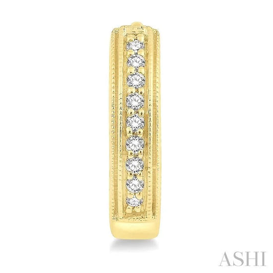 Petite Diamond Huggie Fashion Earrings