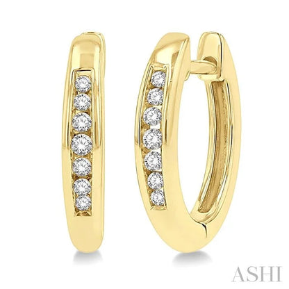 Petite Diamond Huggie Fashion Earrings