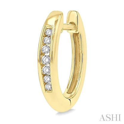 Petite Diamond Huggie Fashion Earrings