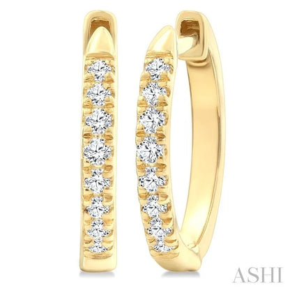 Petite Diamond Huggie Fashion Earrings